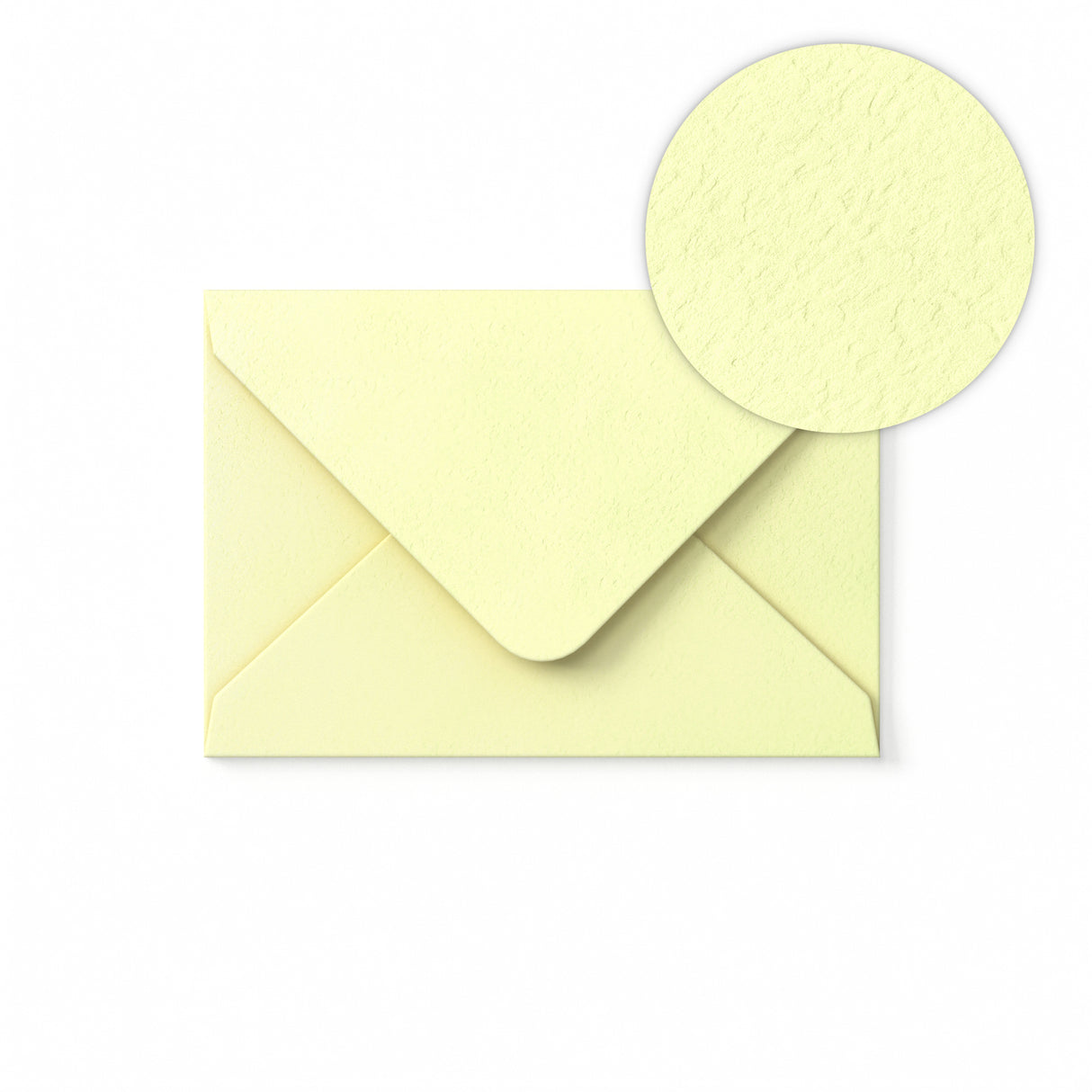 Elfenbensfärgat Kuvert med Hamrad Yta 65x94 mm