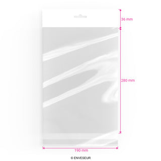 Cellofanpåsar (hängare) (OPP)