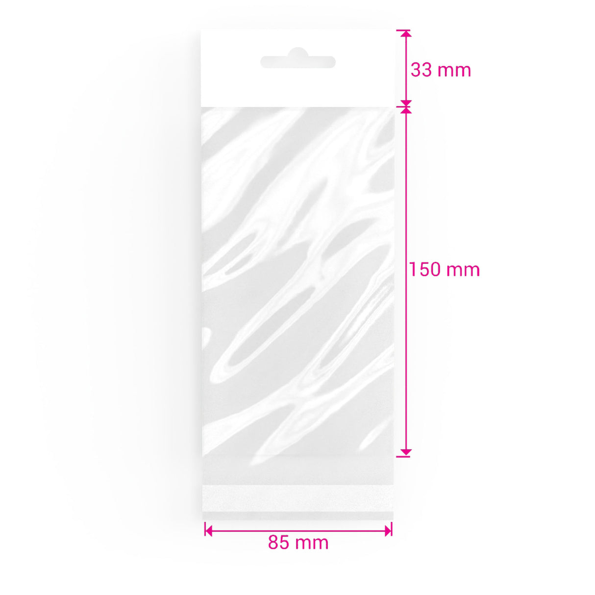 Cellofanpåsar (hängare) (OPP)