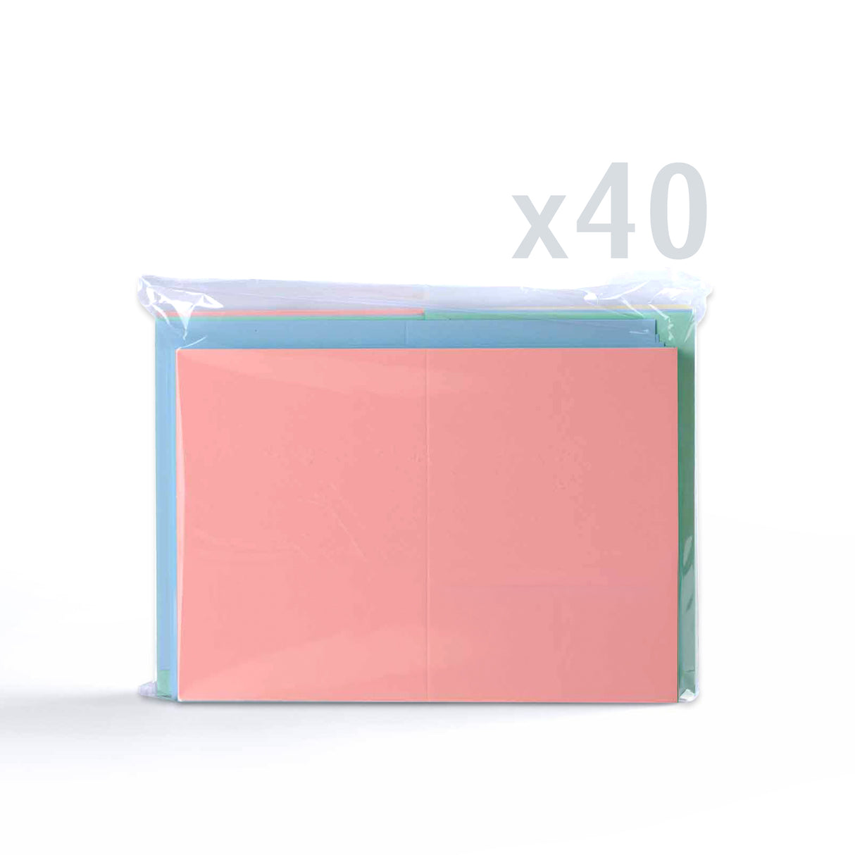 Blandade pastellkort 225 g/m² och kuvert 100 g/m²