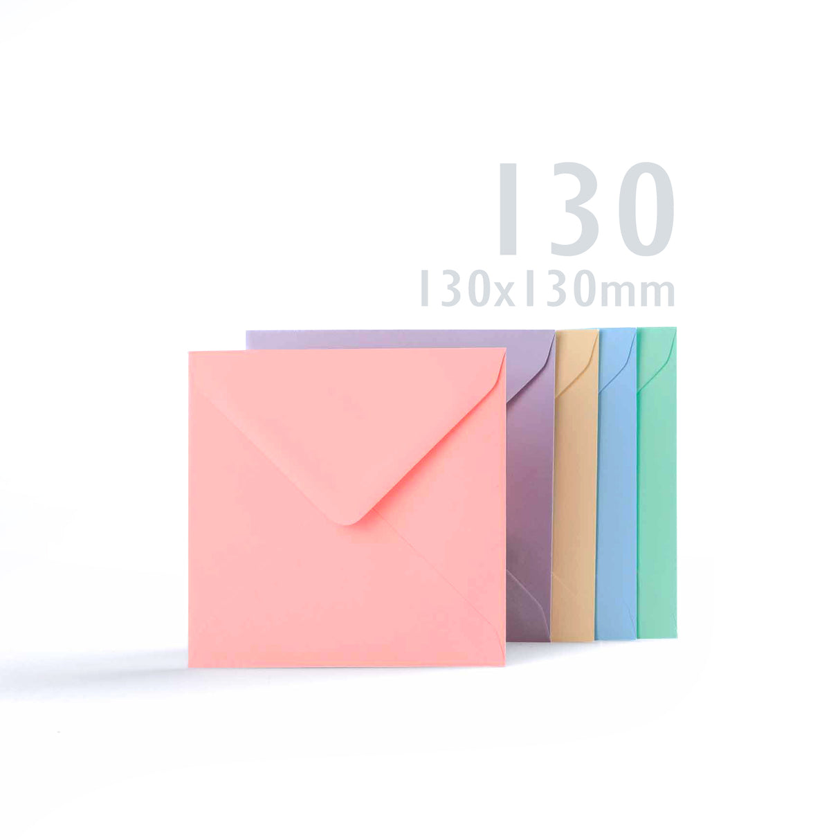 Blandade pastellkort 225 g/m² och kuvert 100 g/m²