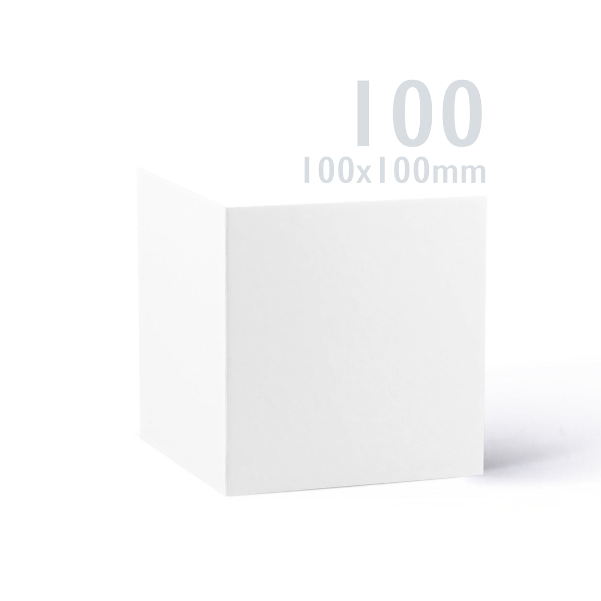 Släta vita kort 250 g/m² och kuvert 100 g/m² – paket