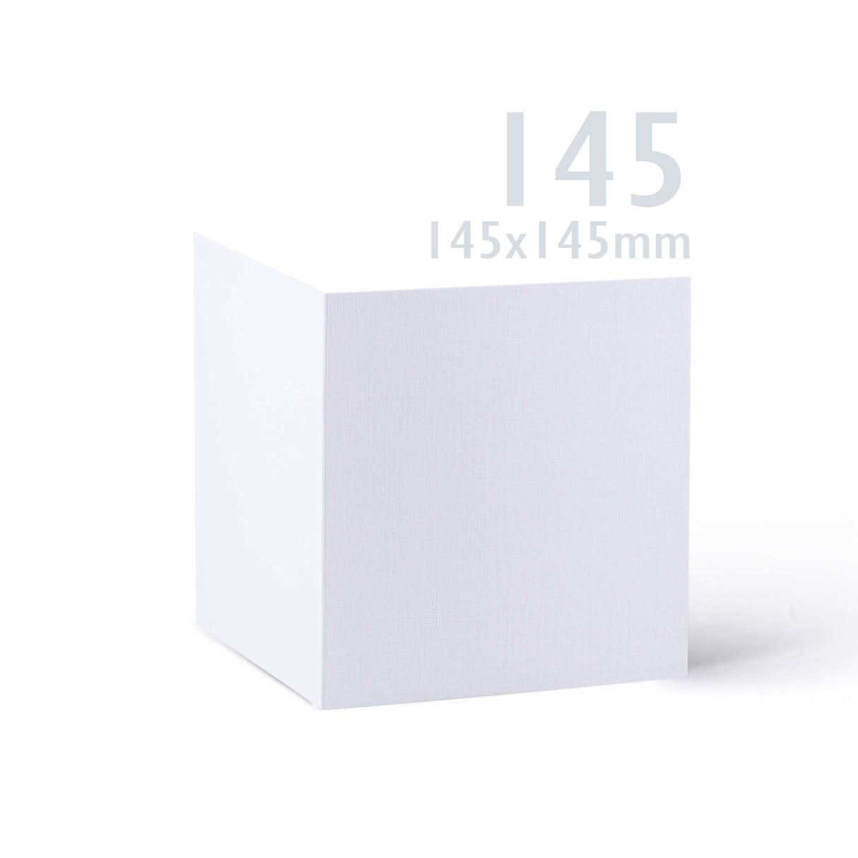 Kort och kuvert med linnestruktur – förpackning