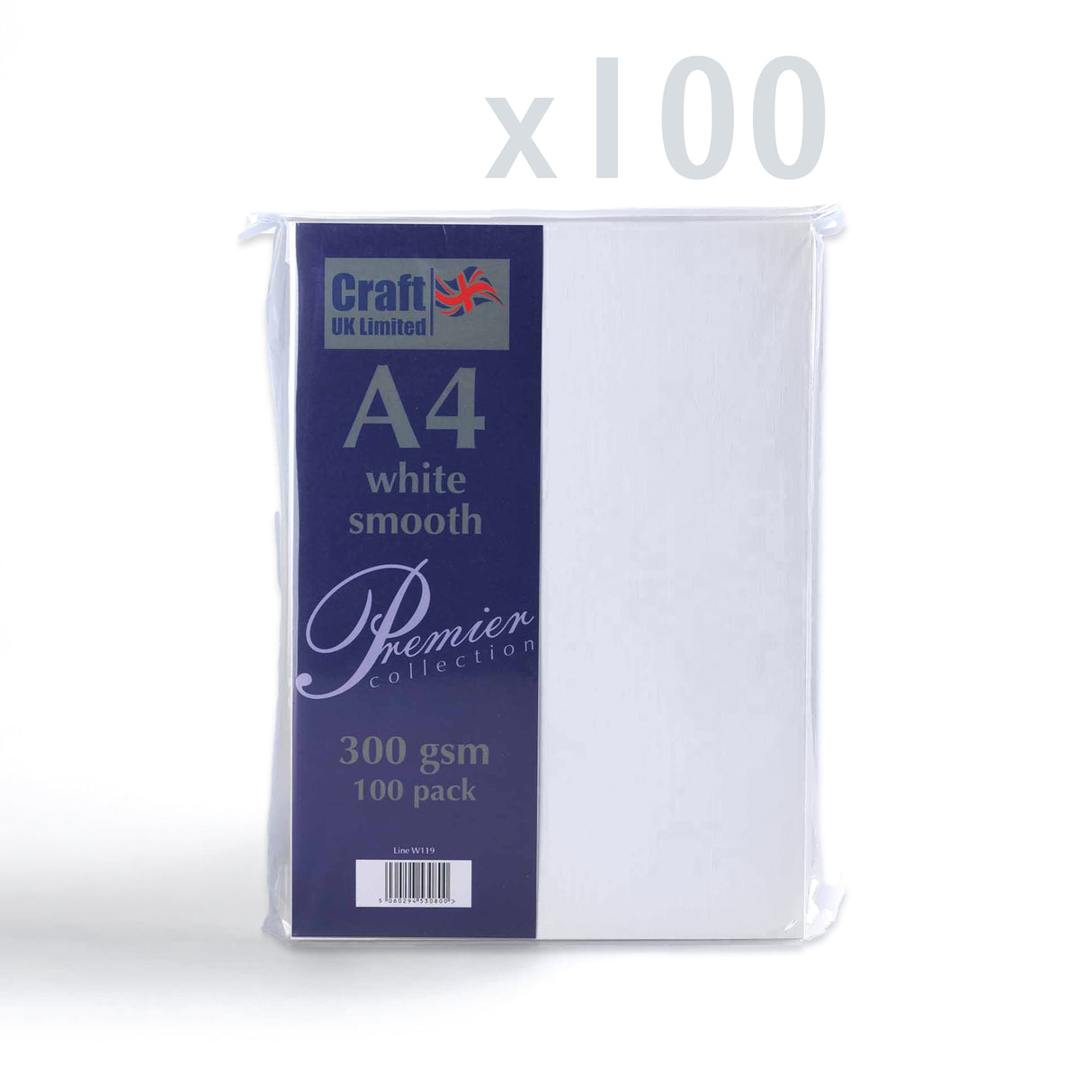 Kort 300 g/m² paket med 100 st