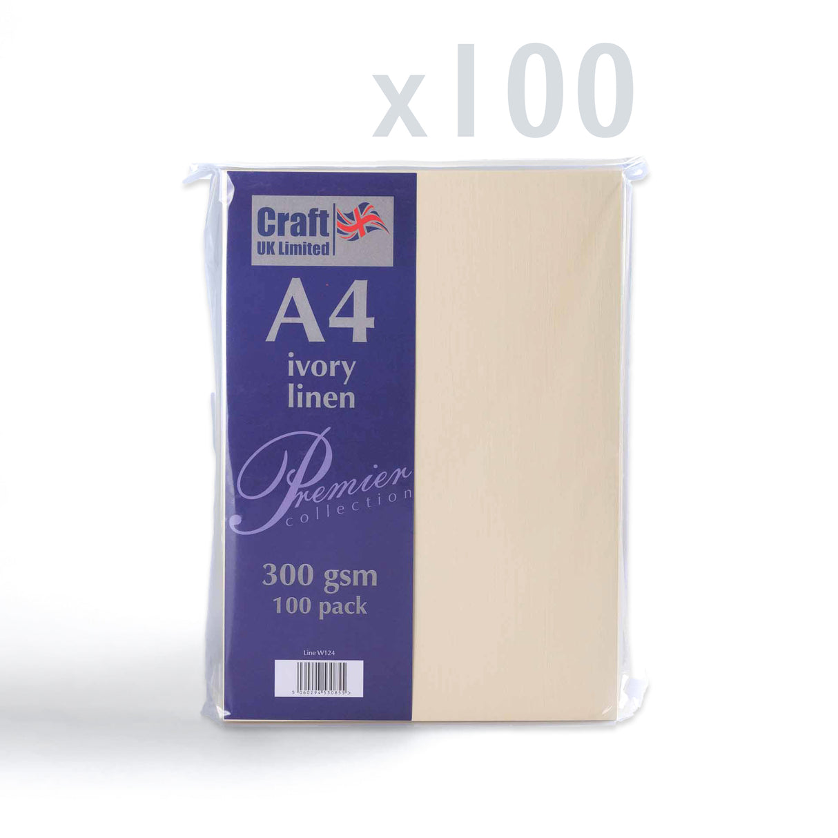 Kort 300 g/m² paket med 100 st