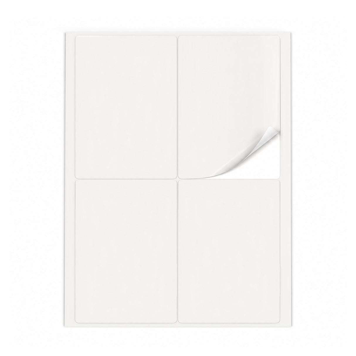 Vita etikettpaket L - 100 ark