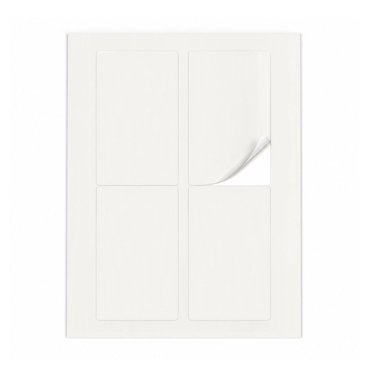Vita etikettpaket L - 100 ark