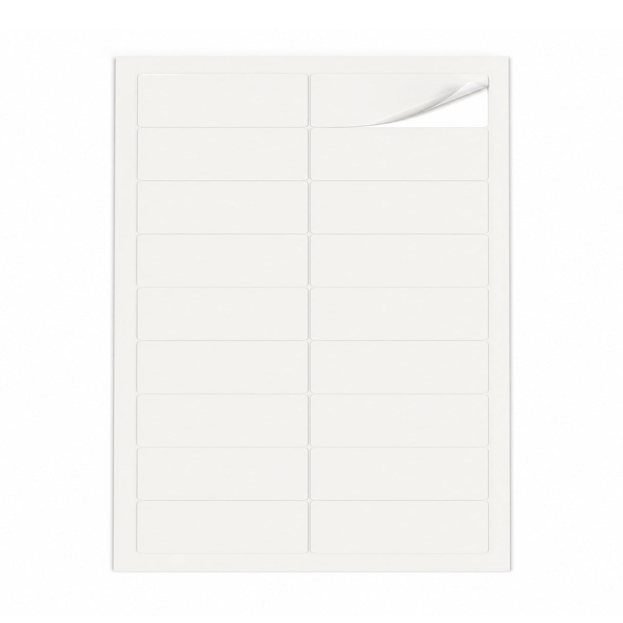 Vita etikettpaket S - 100 ark