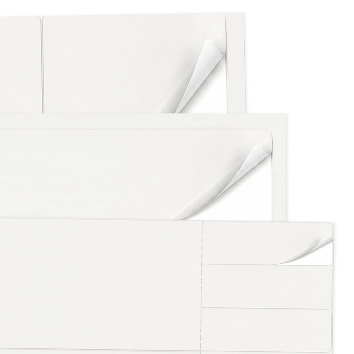 Vita etikettpaket L - 100 ark