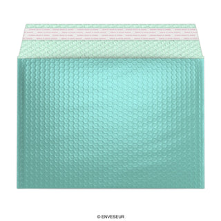 Glansig metallisk bubbelpåsa