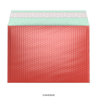 Glansig metallisk bubbelpåsa