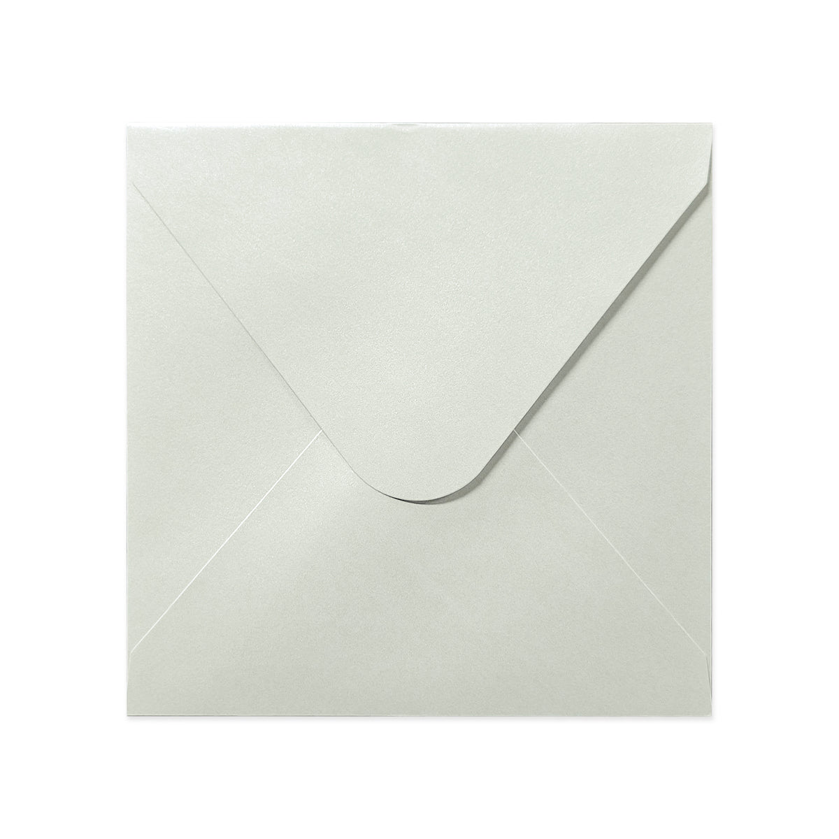 Ostronfärgat kuvert - Diamantklaff 140x140 mm