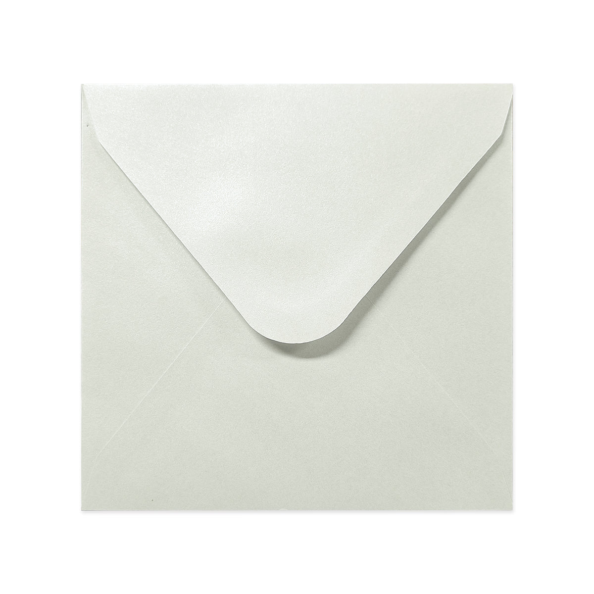 Ostronfärgat kuvert - Diamantklaff 155x155 mm