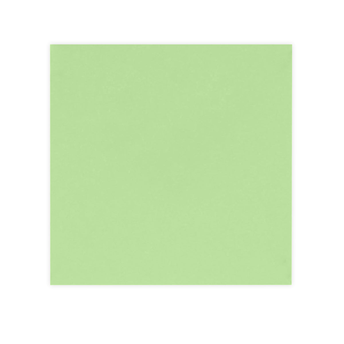 130x130 mm ljusgrönfärgat kuvert