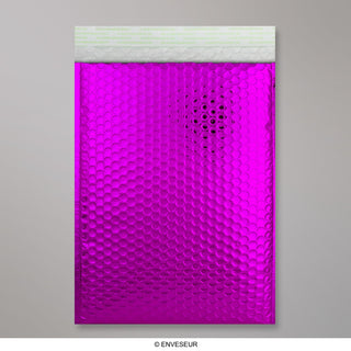 Glansig metallisk bubbelpåsa