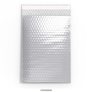 Glansig metallisk bubbelpåsa