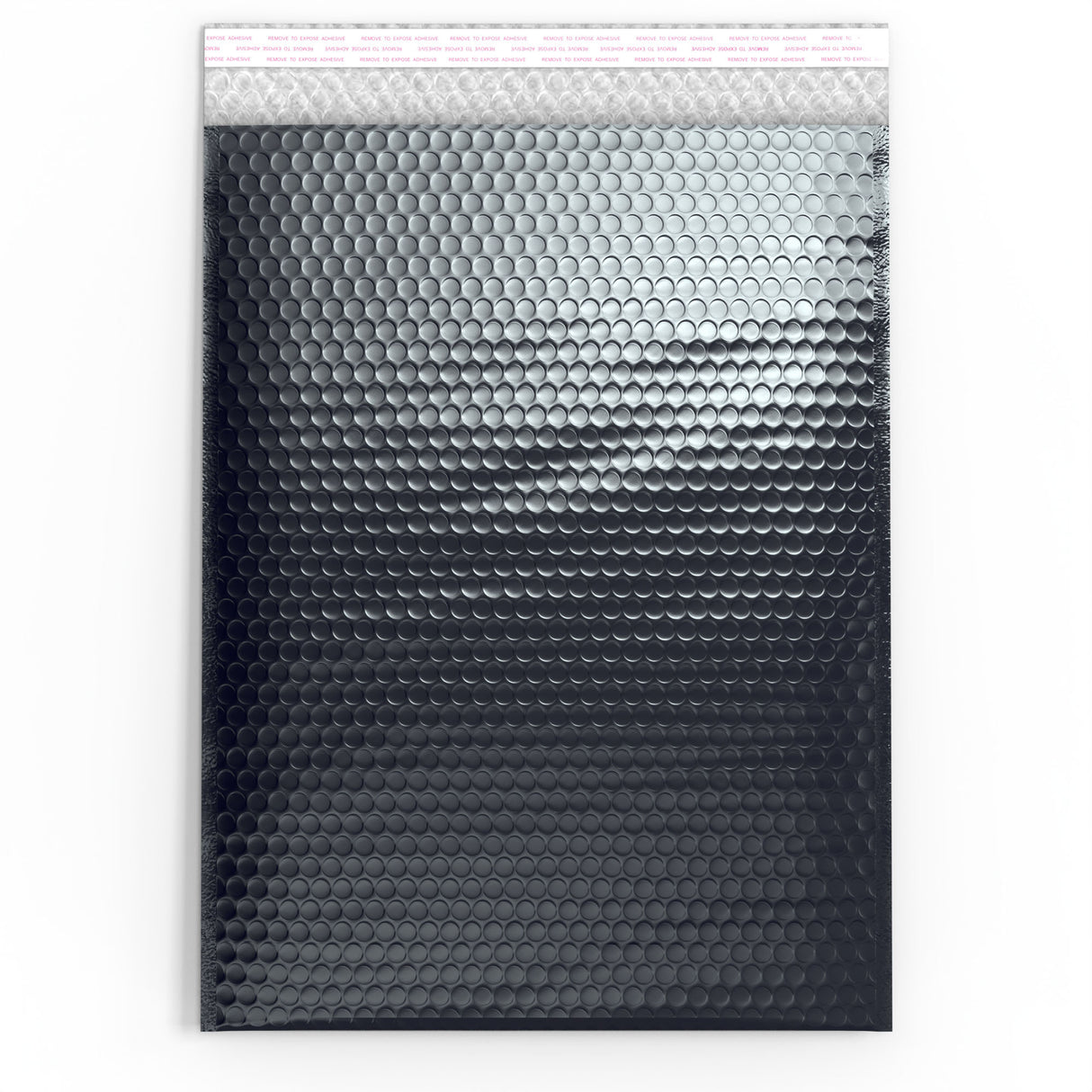 Glansig metallisk bubbelpåsa