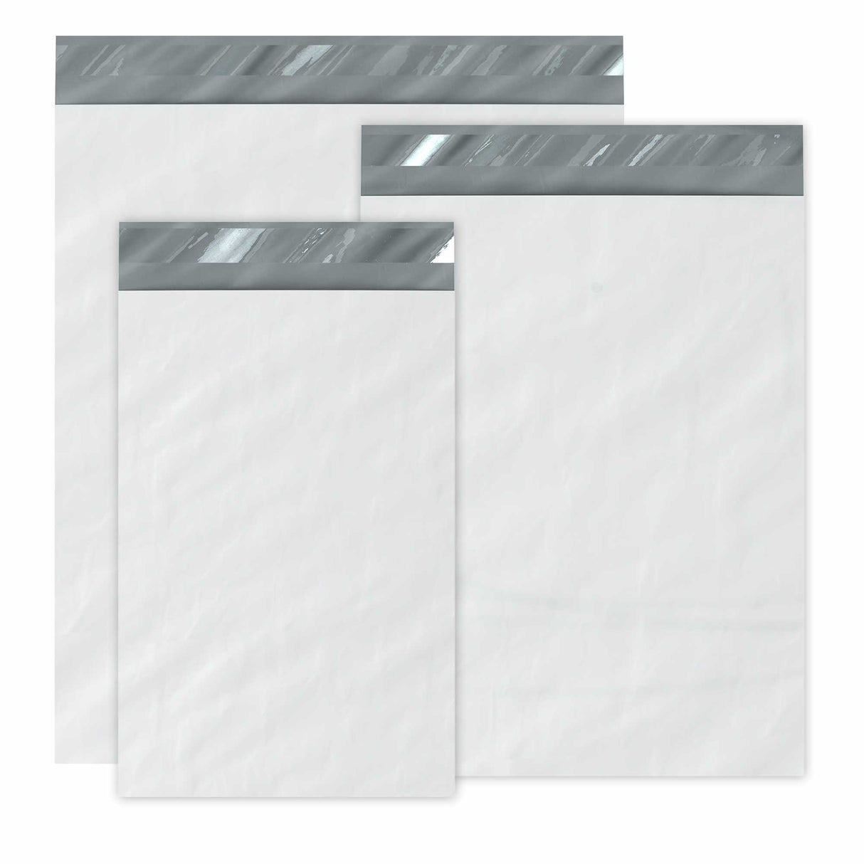 Vita polyeten-fraktpåsar