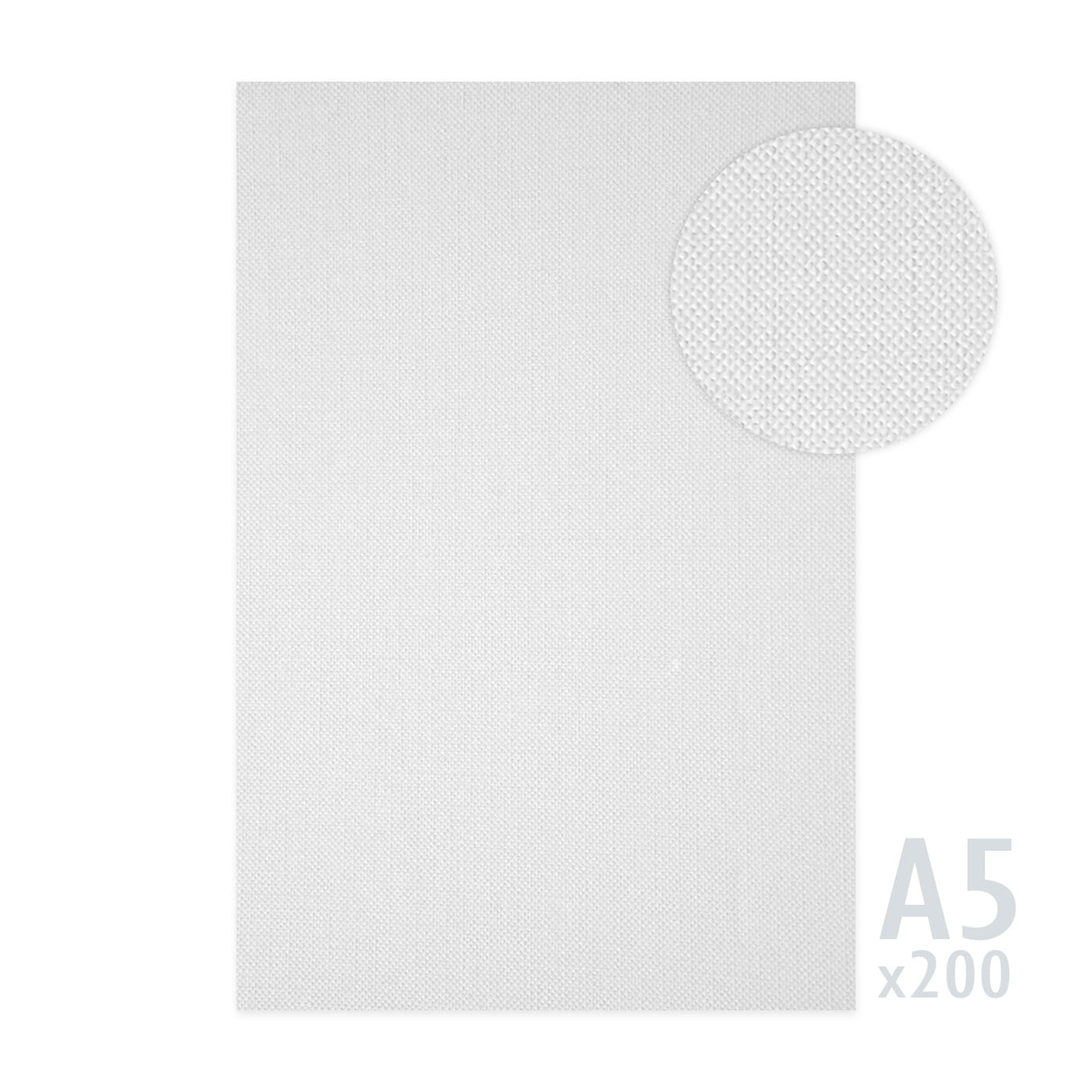 Vitt räfflat papper 185g/m²