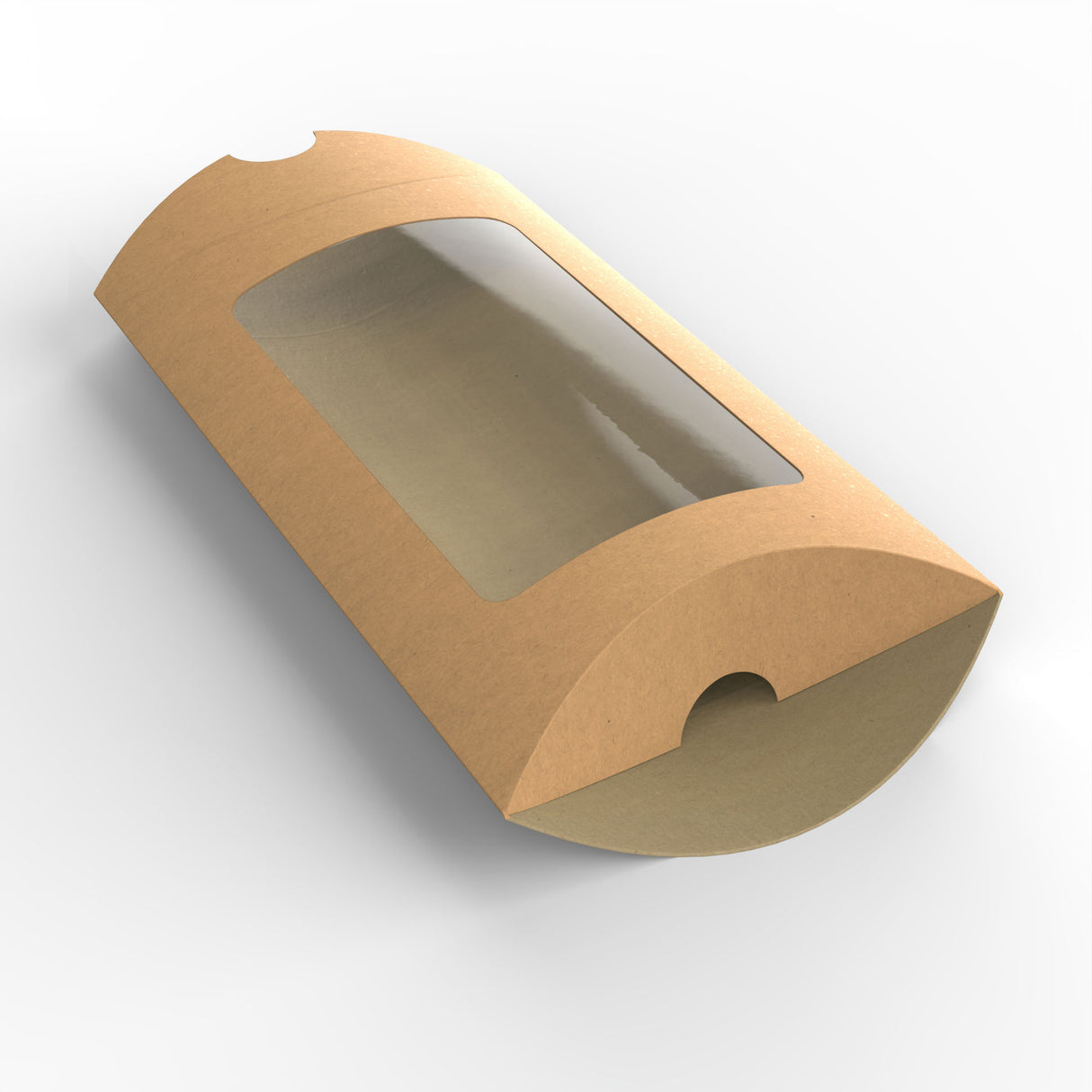 Kraft-kuddlådor med fönster