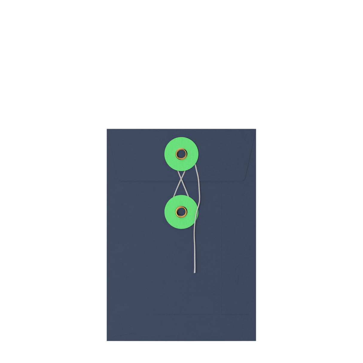 Färgade kuvert med snör- och skivförslutning