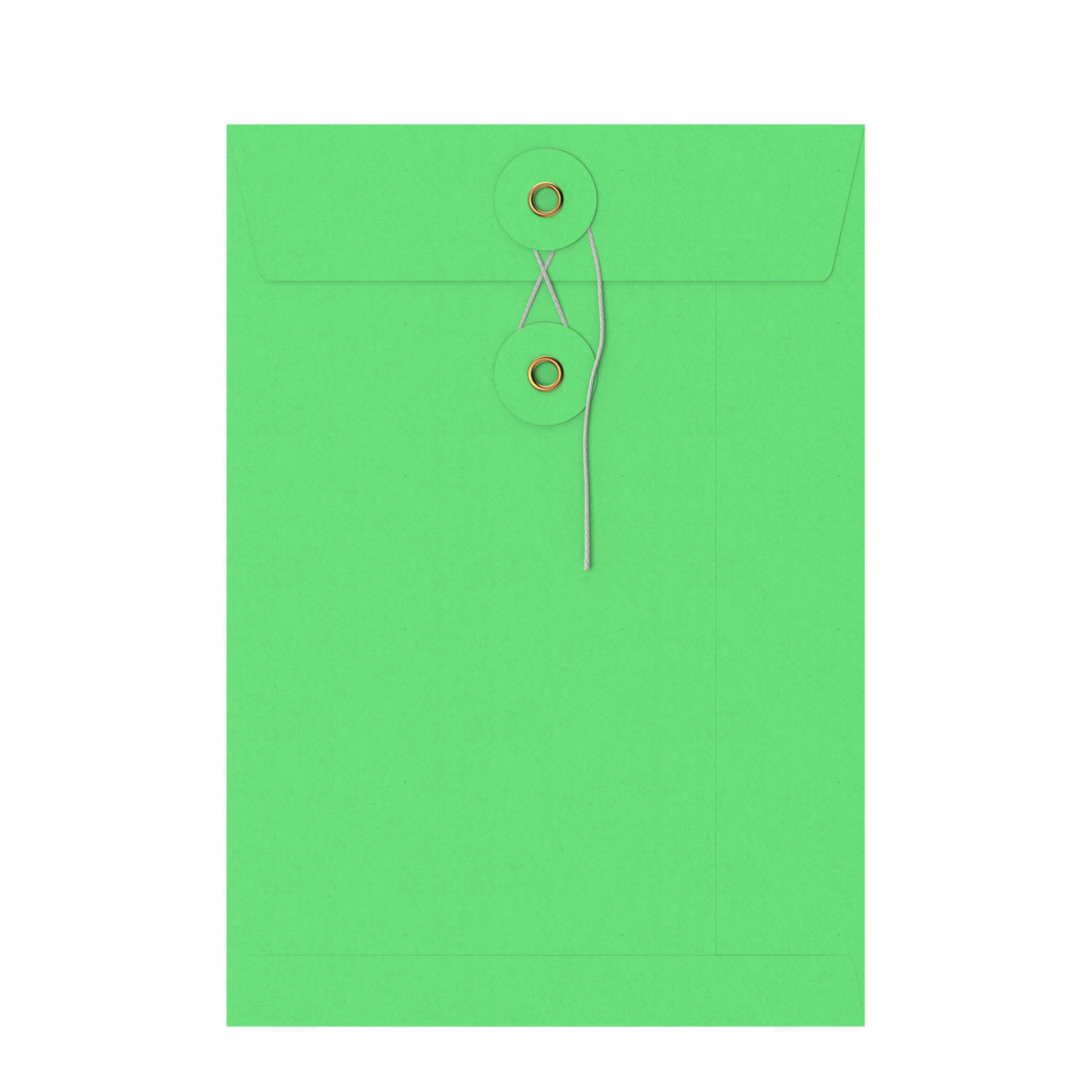 Färgade kuvert med snör- och skivförslutning