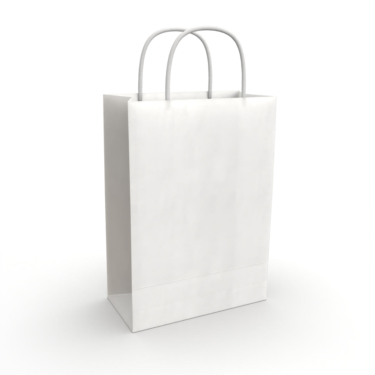 Papperskassar med tvinnade handtag
