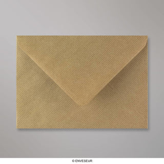 133x184 mm Brunribbat kuvert