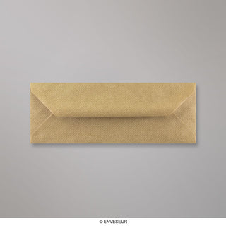 80x215 mm Brunribbat kuvert
