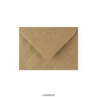 82x113 mm (C7) Brunribbat kuvert
