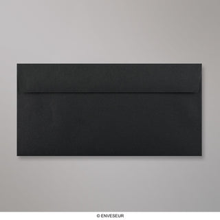 110x220 mm (DL) Svart kuvert
