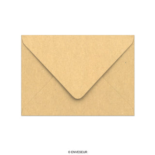 114x162 mm (C6) Fleck kraft-kuvert