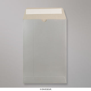 235x162 mm Pappkuvert i silver