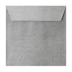 Textured Envelopes Silver 130 x 130 mm
