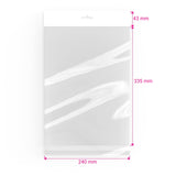 Cellofanpåsar (hängare) (OPP)