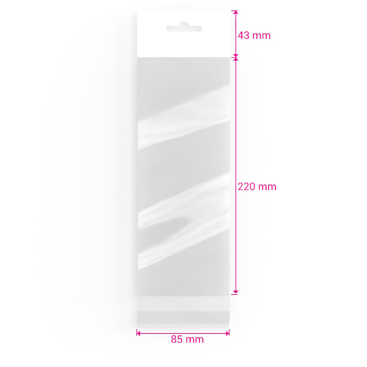 Cellofanpåsar (hängare) (OPP)