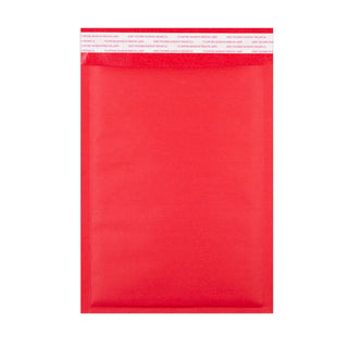 Coloured Kraft Paper Bubble Bag Mailers Red 250 x 180 mm (C5)