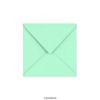 Jadegrönt kuvert 155x155 mm