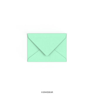 Jadegrönt kuvert 82x113 mm (C7)