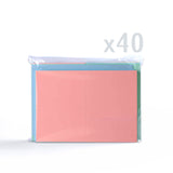 Blandade pastellkort 225 g/m² och kuvert 100 g/m²
