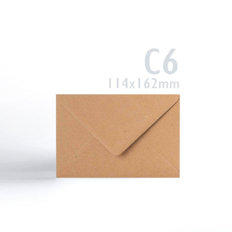 Kraftkuvert 110 g/m² paket med 150 st