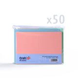 Blandade pastellkort 225 g/m² och kuvert 100 g/m²