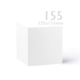 Släta vita kort 250 g/m² och kuvert 100 g/m² – paket