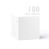 Släta vita kort 250 g/m² och kuvert 100 g/m² – paket