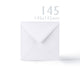 Hammered Cards & Envelopes Pack White 157 x 310 x 28 mm