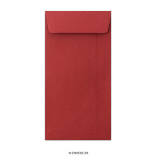 220x110 mm (DL) Mörkrött fickkuvert