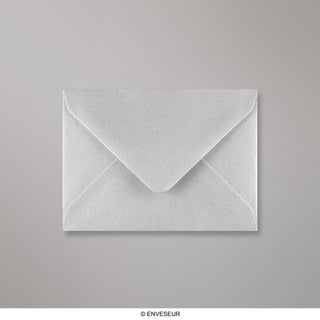 82x113 mm (C7) Metalliskt kuvert i silver