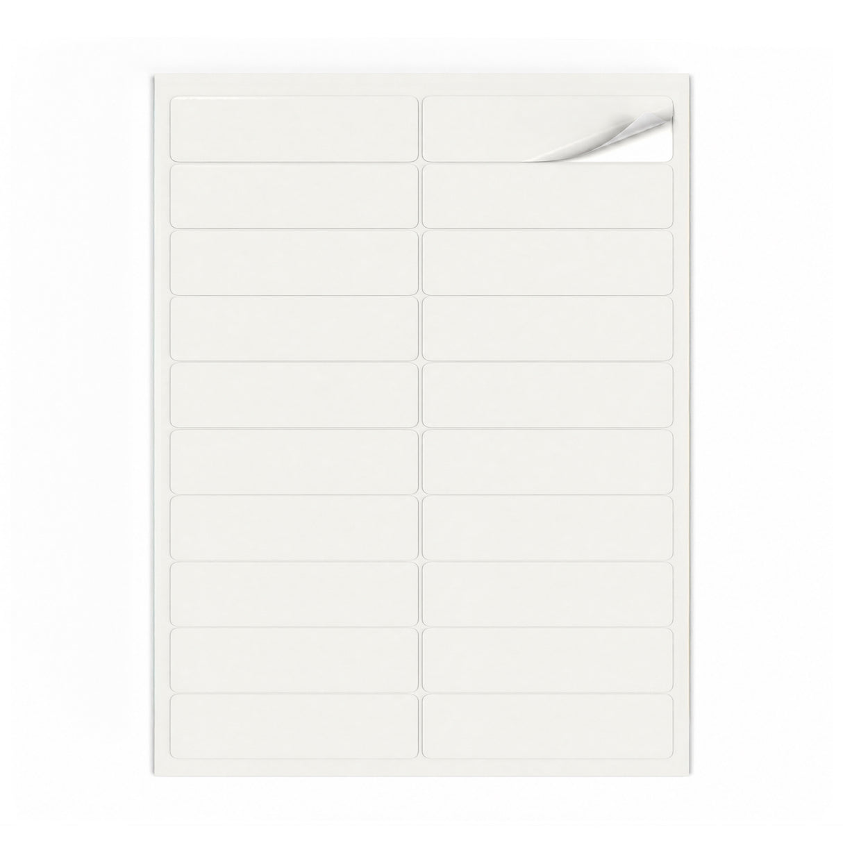 Vita etikettpaket S - 100 ark