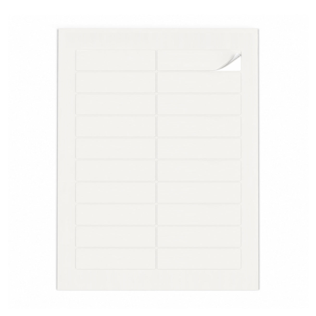 Vita etikettpaket S - 100 ark