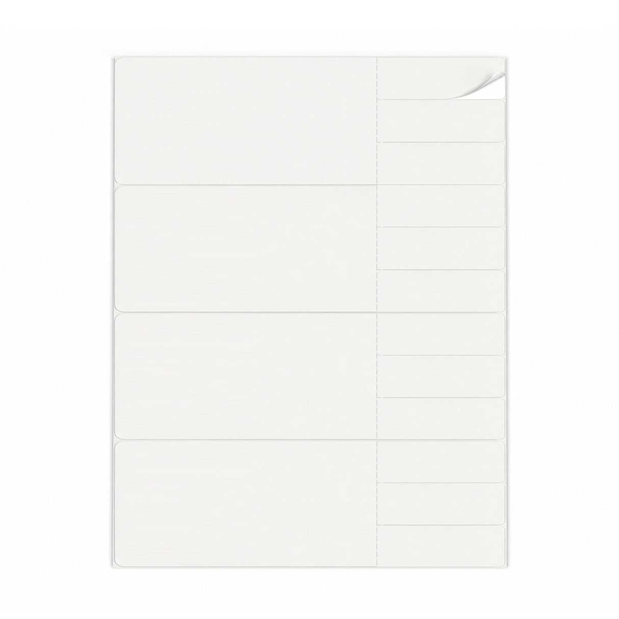 Vita etikettpaket L - 100 ark